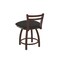Holland Bar Stool Co 18" Low Back Swivel Vanity Stool, Bronze Finish, Canter Iron Seat 41118BZ008 - alternate 3